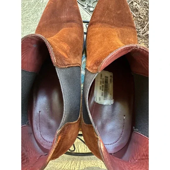 Magnanni Brown Boots Suede Leather Ankle Dress Boots‎ Brown Size 8M